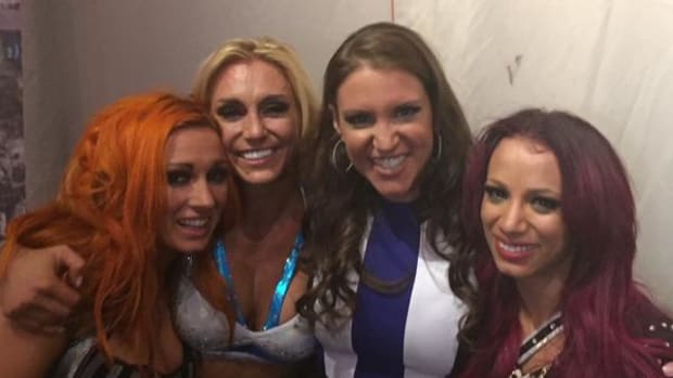 Stephanie McMahon, Sasha Banks, Charlotte, & Becky Lynch