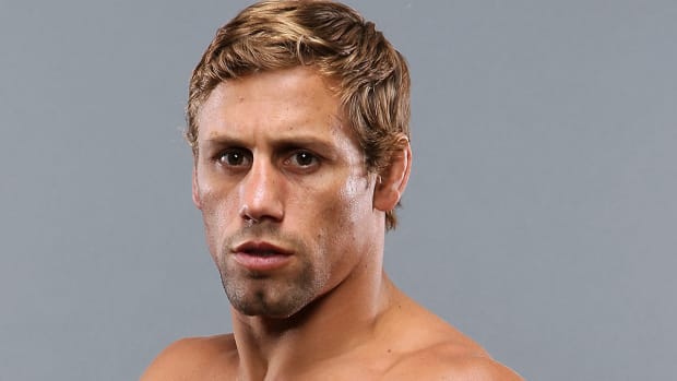 LAS VEGAS, NV - MAY 19:   Urijah Faber poses for a portrait on May 19, 2012 in Las Vegas, Nevada.  (Photo by Josh Hedges/Zuffa LLC/Zuffa LLC via Getty Images)