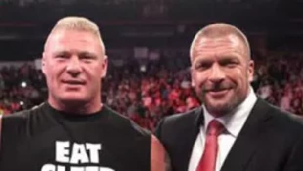Brock Lesnar and Triple H Small
