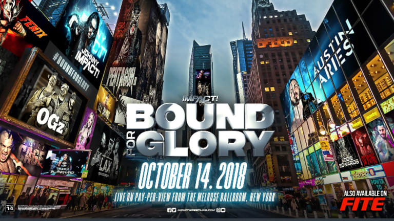 Bound For Glory Match Card (10/14/18)
