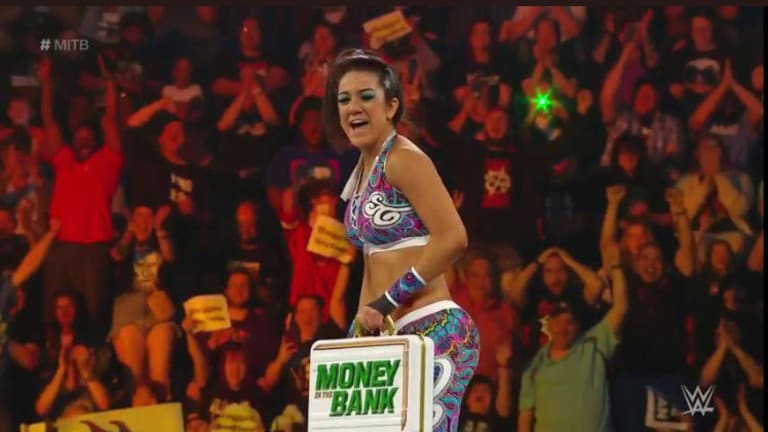 Bayley Wins The Women’s Money In The Bank Ladder Match