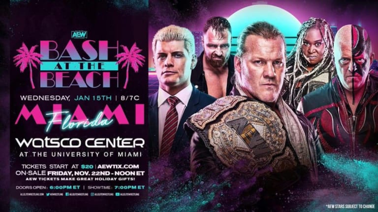 AEW Announces Bash At The Beach, Press Release Released