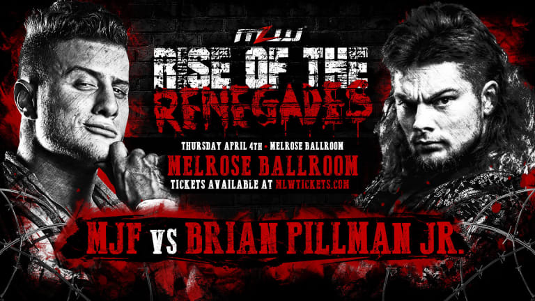 MJF vs. Brian Pillman Jr. signed for MLW's April 4 Rise of the Renegades card