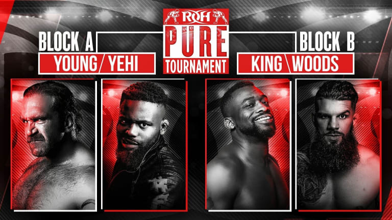 ROH Pure Tournament 1st Rd Cont. Yehi/Young & Woods/King Results