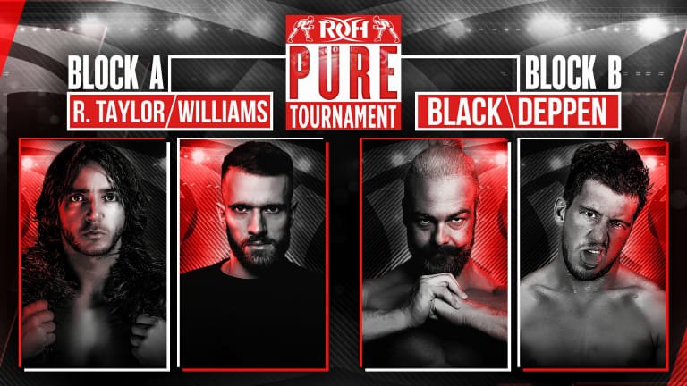 ROH Pure Tournament 1st Rd Cont. Williams/Taylor & Black/Deppen Results