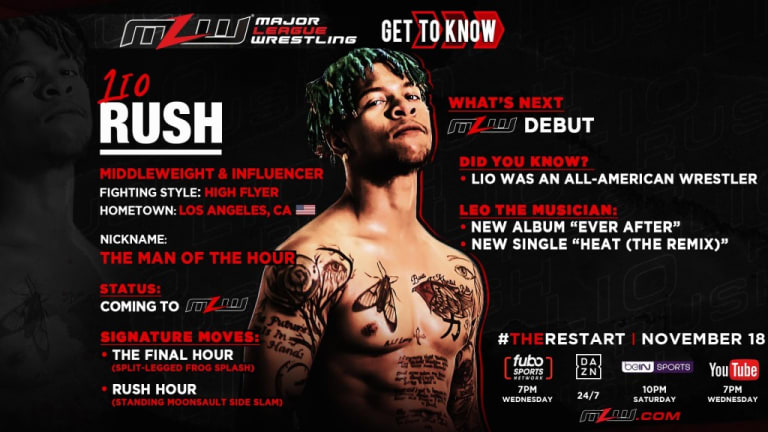 Lio Rush Announced for MLW Restart