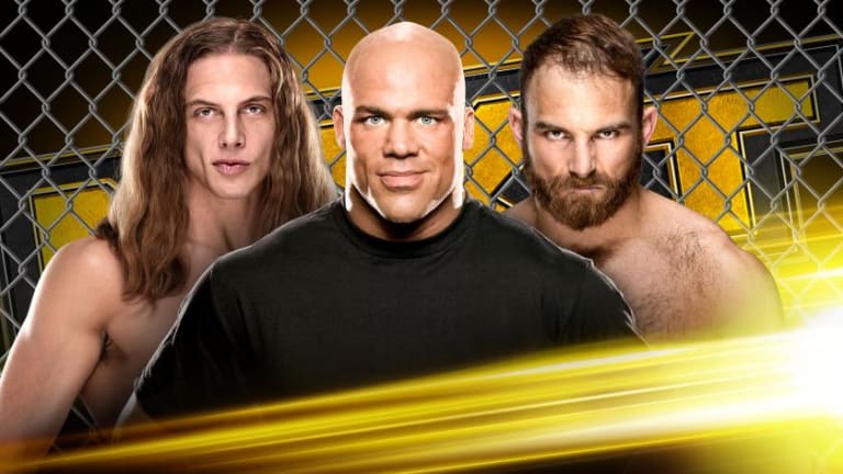 Kurt Angle To Referee Riddle Vs. Thatcher Cage Match On NXT