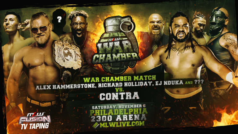 War Chamber Match to Main Event November 6th Philly Card