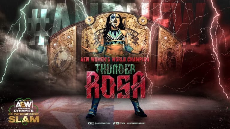 Thunder Rosa Wins The AEW Women’s World Championship At St. Patrick’s Day Slam