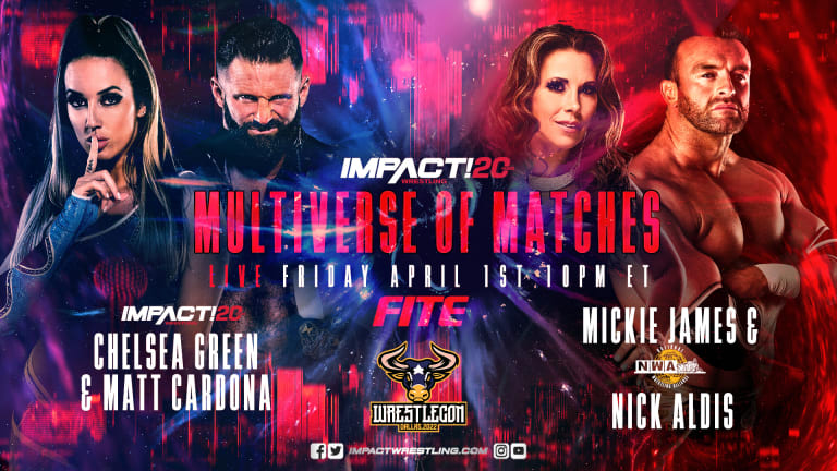 Matt Cardona and Chelsea Green to take on Mickie James and Nick Aldis at Multiverse of Matches