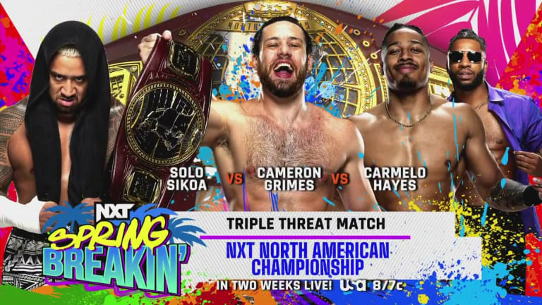 NXT North American Championship Triple Threat Set For NXT Spring Breakin’