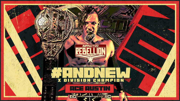 Ace Austin Wins X-Division Championship At Rebellion