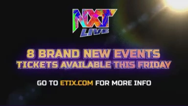 WWE NXT Live Events are back starting June 10