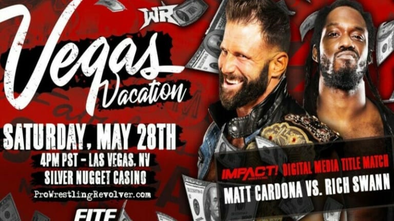 Rich Swann defeated Matt Cardona to become the new IMPACT Digital Media Champion at Pro Wrestling Revolver’s Vegas Vacation