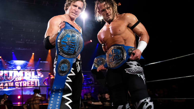 The Motor City Machine Guns Won The NJPW Strong Tag Team Championship at Rumble on 44th Street