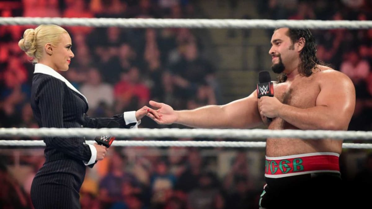 How Lana and Rusev met in WWE #wwe #aew, WWE