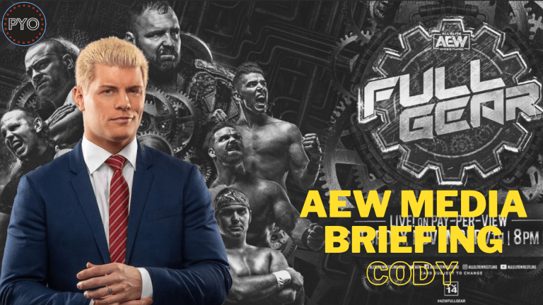AEW Media Briefing with Cody | Full Gear | Putting You Over