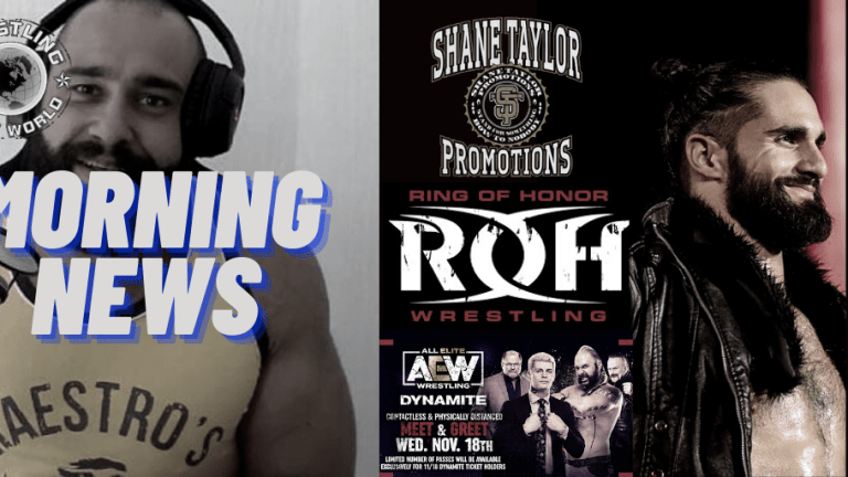 Morning News 11.16.20 | ROH TV | Miro On Zelina | Seth Rollins Time Off | AEW Meet & Greet