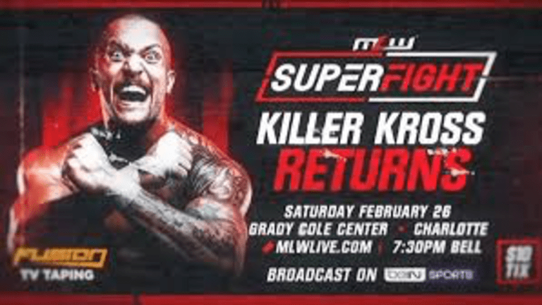 Killer Kross makes his return to MLW at Superfight in Charlotte