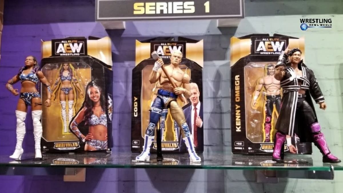 All elite wrestling action figures on sale
