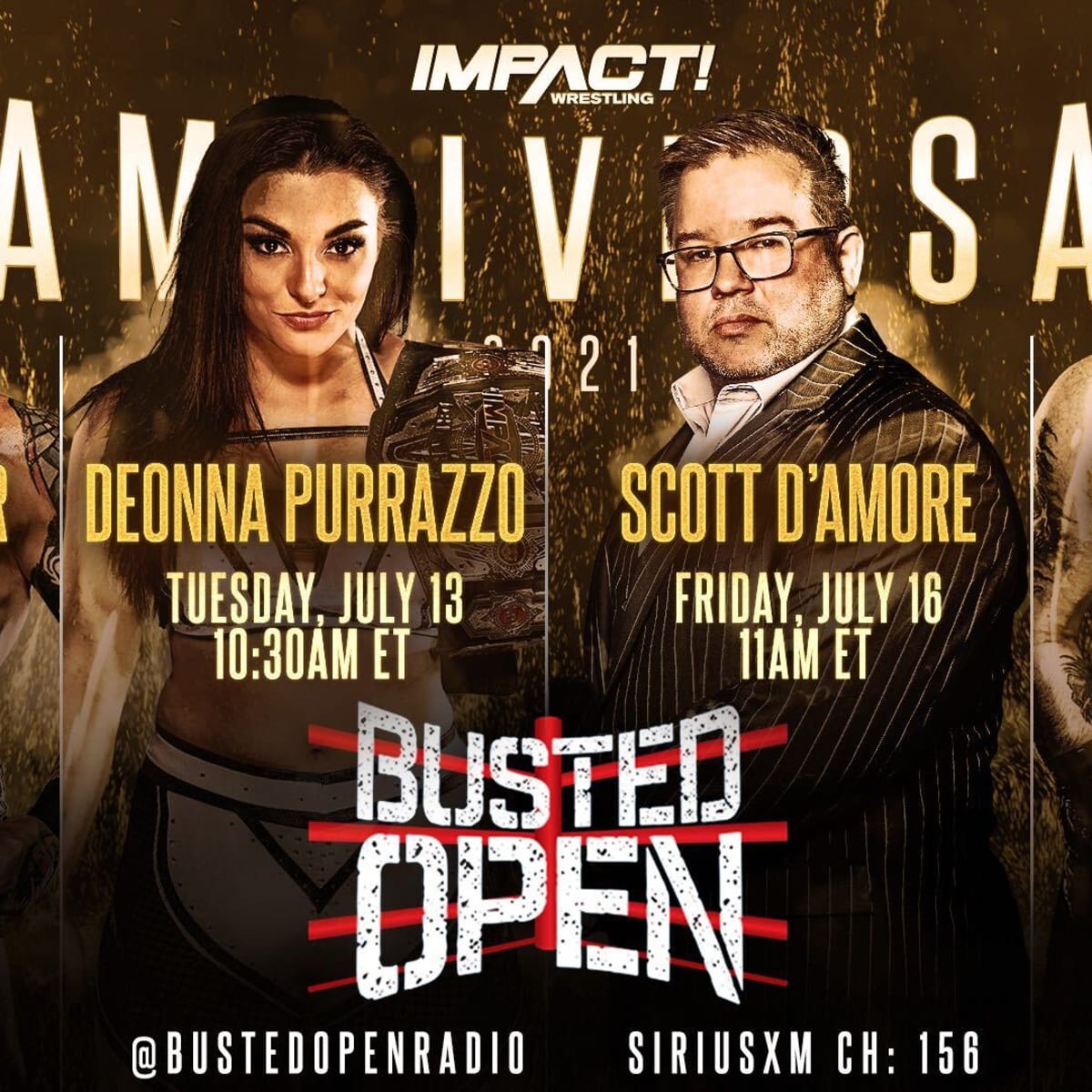 ekstensivt Fil Forbedring IMPACT Wrestling Stars on Busted Open Next Week - WWE Wrestling News World