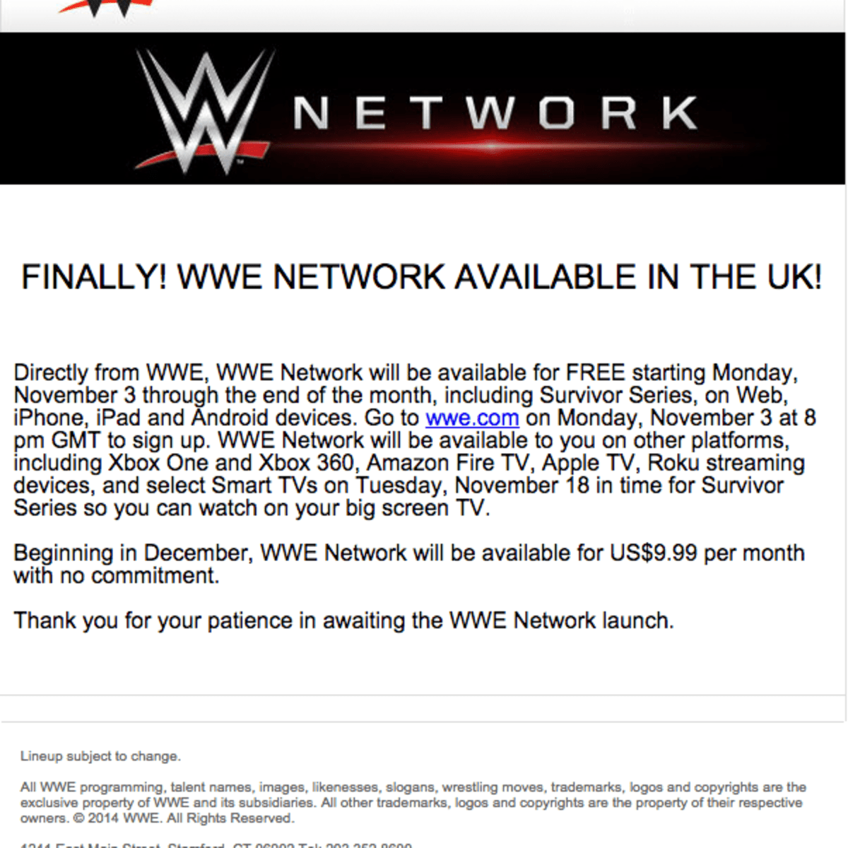 Network logout wwe How to