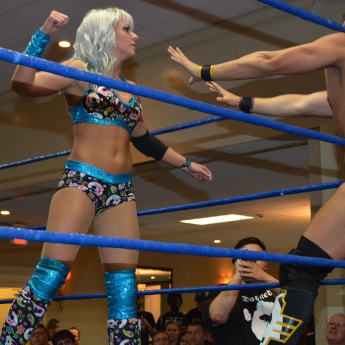 Intergender wrestling sales