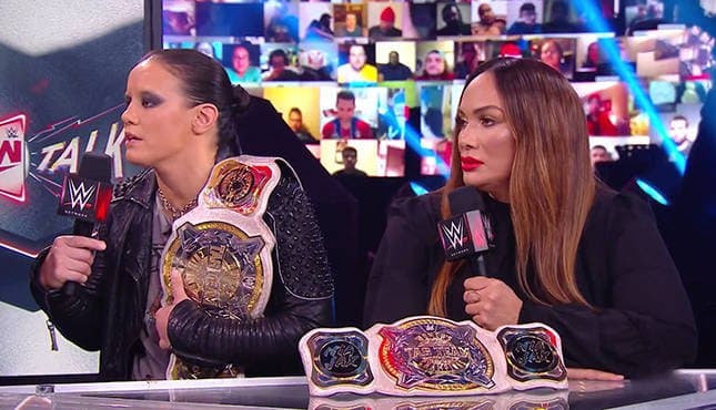I still don't know why Shayna isn't a permanent guest on Raw Talk or why she doesn't have a spin off with Truth, this definitely stopped the night from being a total disaster. The women's tag-team champions were not in a good mood this week and I don't blame them. Tomorrow night, Nia will have a match against Lana and I'm sure we all know how that is going to end up. This was maybe my favourite discussion that they had on Raw Talk since Shayna wasn't convinced Asuka was being a good friend by talking Lana into the match, "hey, I bet you can stand out in the middle of traffic, go on!" Shayna always does come up with the funniest things on this show, even when she's in a bad mood. For the first time ever I really agree with everything Nia said, they all consistently worked hard for years and in comparison Lana has worked hard for 5 minutes. " I am sick and tired of the way things are around here." - Shayna Baszler.&nbsp;