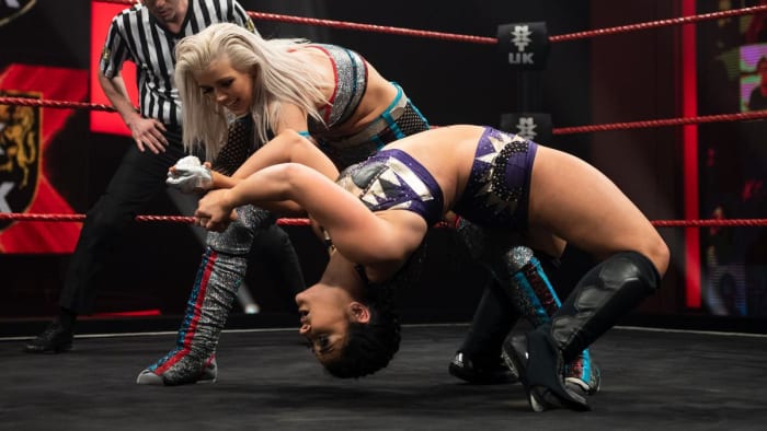 My favourite NXT UK women's superstar was back in the ring against the debuting Stevie Turner. What an impressive debut from Turner who held her own against the undefeated Valkyrie. I am just waiting for Aoife to challenge Kay Lee Ray for the title because I know the day is coming soon. KLR has defeated everyone put in front of her and Valkyrie is still undefeated which will make for a very high stakes match. The NXT UK women's division is on fire at the moment and I think it is getting near to the right time for a new champion.&nbsp;