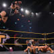 My favorite match the night was the first of several triple threat qualifiers for the NXT North American Championship ladder match. This week we got Bronson Reed taking on Johnny Gargano, and Roderick Strong, the latter two being former North American champions in the past. The story was simple one here; get after Bronson Reed. Bronson was an absolute powerhouse in this match. So much so that Gargano and Strong only stood a chance for as long as they double teamed him and took him out of the equation. But the former North American Champions had several miscues that allowed Bronzilla to stick around. Their failure to check him resulted in Reed getting the win after a big splash on Strong from the top rope. This was incredibly fun storytelling by some of the best NXT has to offer. Both Gargano and Strong knew that Reed had a distinct power advantage over them but their inability to trust each other to eliminate the mutual threat, allowed Reed to dominate them both at times. Bronson Reed benefits from this by not only going to his first TakeOver in a few weeks but also turning in his finest performance since joining NXT. Reed was allowed to be dominant, imposing, and a constant menace to two of the best workers in NXT and managed to shine as the centerpiece of their storytelling. Well done. Putting a new player in the ladder match over two previous champions was the right call too.