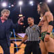 After Karrion Kross had to relinquish the NXT Championship last week, William Regal created this match, the first of its kind, to determine a new champion. Tommaso Ciampa, Finn Balor, Adam Cole, and Johnny Gargano would do battle for an hour in an Iron Man match. With all the hype and build throughout the week, the four pillars of NXT wasted no time in getting things started. Ciampa, especially, started off fast and furiously, throwing himself around with reckless abandon. Johnny Gargano would slow him down, after being initially stifled repeatedly during the early stages of the match. He would then duel with Adam Cole for a while until Finn Balor interjected himself into the first pinfall of the match. Ciampa soon after, would set up Finn for his own pin, but the fall would go to Gargano, who would take Ciampa out after doing all the handy work. Karma would strike quickly soon in the form of a Panama City Sunrise to Gargano to put Adam Cole on the board before Ciampa's hard work paid dividends with a Fairytale Ending on Cole. After all four exhausted warriors would return to their feet, they would get after each other again, keeping each other from gaining a pinfall until Balor caught Ciampa with a Coup de Grace to take the lead. But the lead was short lived as Adam Cole hit the Last Shot and pinned Balor as time expired. William Regal would announce that the tie will be broken in a singles match next week. This was a major letdown to a potential match of the year candidate. The match was great and these four men showed exactly why they are the very best NXT has to offer, but the finish was incredibly weak. Instead of having an overtime period or a winner declared in regulation, we get another week to draw this out. This completely undermines everything that happened last night and opens the door for some shenanigans next week.