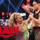 Unsurprisingly Baszler and Jax lost to Naomi and Lana in a very short match. Nia Jax decided to leave Baszler alone and follow Mandy and Dana to the back which caused Shayna to lose the match. I feel like no one can take the tag division seriously when these things happen since it takes away from the action in the ring. I want to see legitimate wrestling like we used to get from Baszler in NXT. I don't know what this is but it's awful. This whole storyline is to detract from the fact Mandy slipped at Wrestlemania and make it about Jax but it wasn't a big deal, they didn't need to drag it on this much and Nia's fake falling over is really sad. I've begun to notice more people expressing frustration during matches including Baszler since she keeps losing very quickly and in unrealistic ways, Shayna being pinned after a face plant makes no sense after her career in WWE. They're booking her very badly at the moment. 