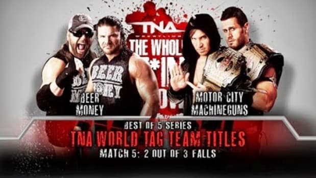 Mike Bennett TNA Impact Signed 12x18 Poster Hardy etc. Beer Money EC3 