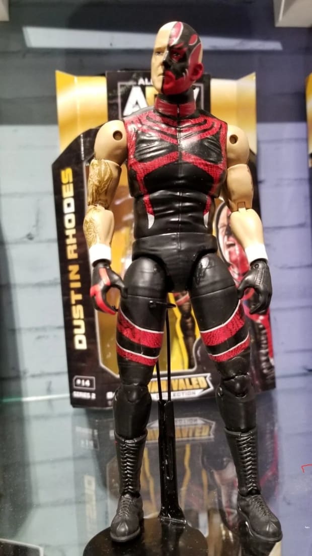 dustin rhodes aew action figure