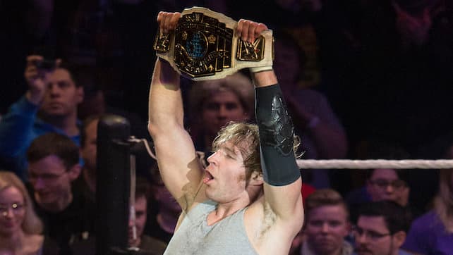 COLOGNE, GERMANY - FEBRUARY 11: Dean Ambrose during WWE Road to WrestleMania at the Lanxess Arena on February 11, 2016 in Cologne, Germany. (Photo by Marc Pfitzenreuter/Getty Images)