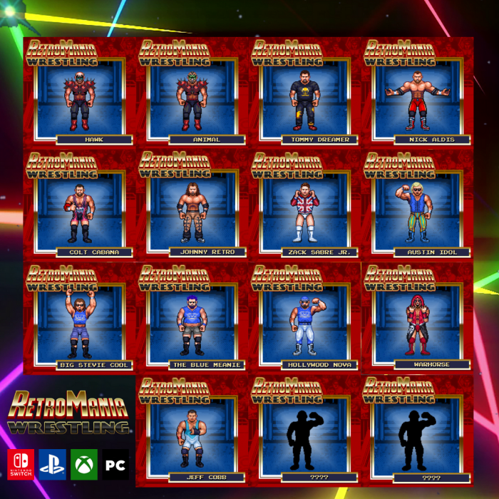 Road Warrior (Hawk & Animal) • Tommy Dreamer • Nick Aldis • Colt Cabana • Johnny Retro (John Morrison) • Zack Sabre Jr. • Austin Idol • Big Stevie Cool • The Blue Meanie • Hollywood Nova • WARHORSE • Jeff Cobb