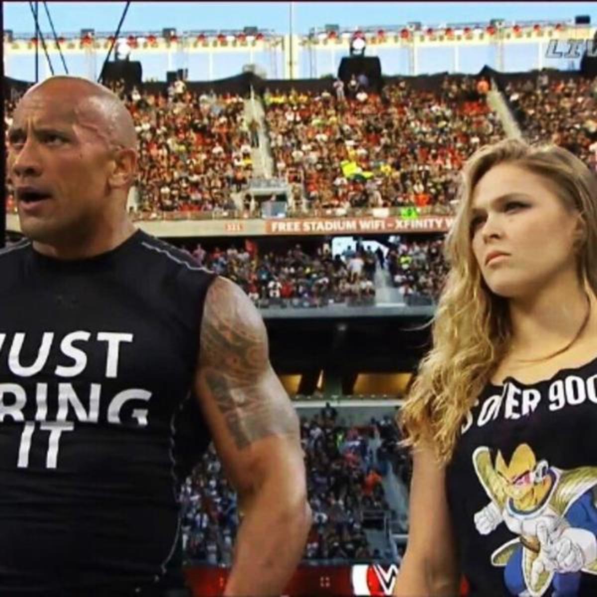 The Rock & Ronda Rousey