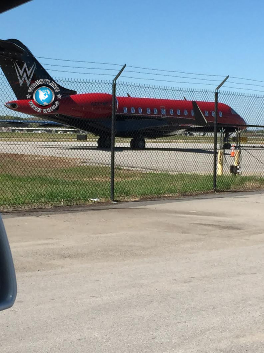 Exclusive Photos Of WWE's Beautiful Jet In Kansas City WWE Wrestling