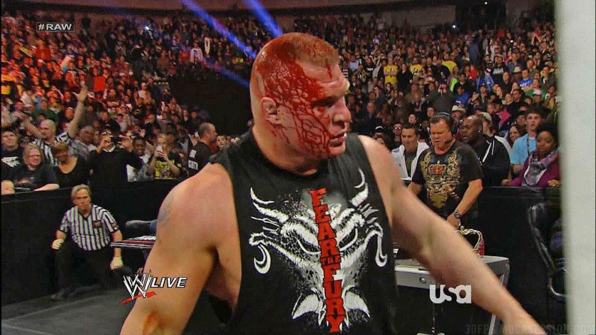Brock Lesnar Blood