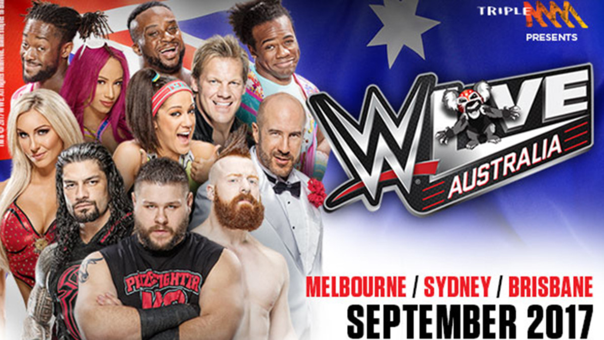 WWE Confirms Card For Australian Tour WWE Wrestling News World