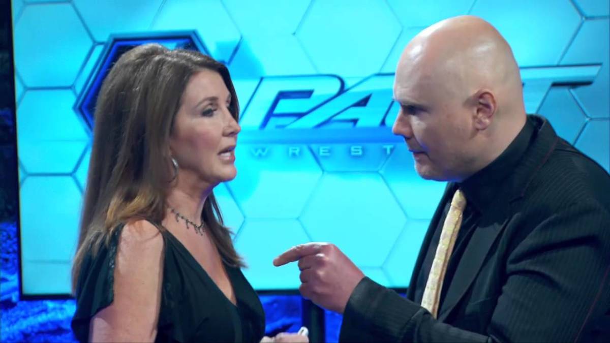 Dixie Carter and Billy Corgan