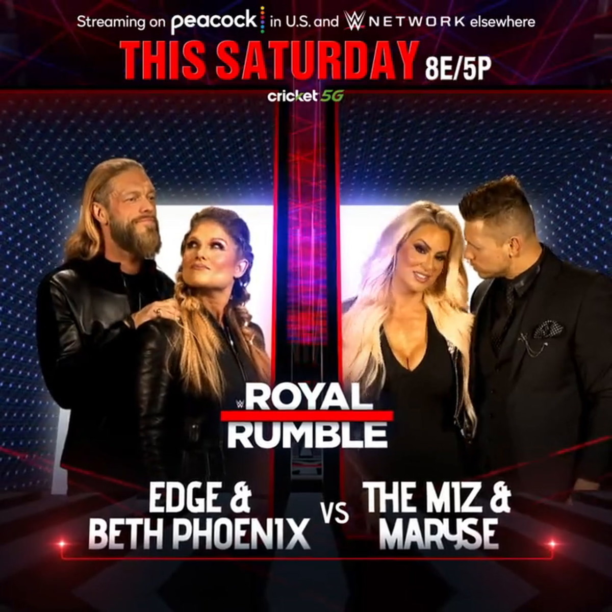 Edge & Beth Phoenix v The Miz & Maryse - WWE Wrestling News World